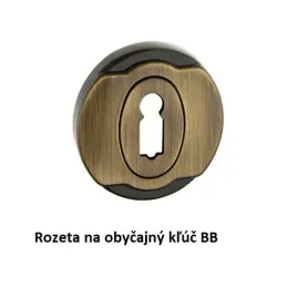 Maniglia su rosetta DYLAN / Ottone antico