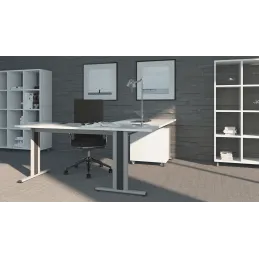 Gamba della struttura del tavolo Desk Bar TEMPO T 600 / grigio