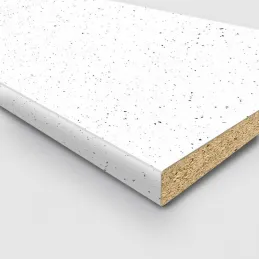 Piano di lavoro KRONOSPAN Andromeda Bianco opaco (bordo ABS) / K217 GM