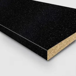 Piano di lavoro KRONOSPAN Andromeda Nero opaco (bordo ABS) / K218 GM