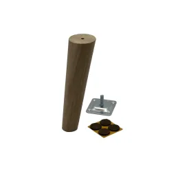 Piedino in legno per mobili D45 AGOS / Rovere grezzo