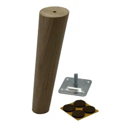 Piedino in legno per mobili D45 AGOS / Rovere grezzo