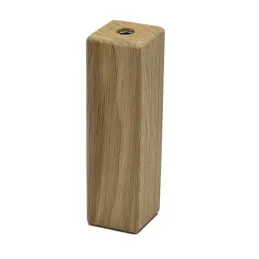 Piedino in legno per mobili 45x45 AGOS / Rovere grezzo