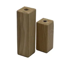 Piedino in legno per mobili 45x45 AGOS / Rovere verniciato