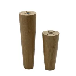 Gamba in legno per mobili D45 AGOS II / Rovere grezzo