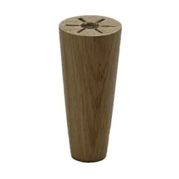 Gamba in legno per mobili D45 AGOS II / Rovere grezzo