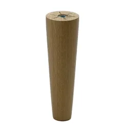 Gamba in legno per mobili D45 AGOS II / Rovere grezzo