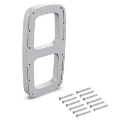 Base per appendiabiti DELUXE – 2 pezzi / Cromato
