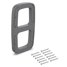 Supporto per appendiabiti DELUXE – 2 pezzi / Titanio