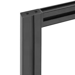 Sistema modulare per guardaroba ZERO 2115 mm - 2 montanti / Nero opaco