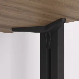 Set di maniglie per armadio per il sistema modulare per guardaroba ZERO / Nero opaco