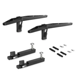 Set di maniglie per armadio per il sistema modulare per guardaroba ZERO / Nero opaco
