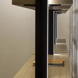 Profilo LED con diffusore per sistema modulare per armadi ZERO / Nero opaco