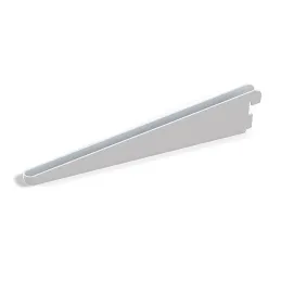 Supporto per mensola a doppio profilo JAGMET Legno - vetro / Bianco