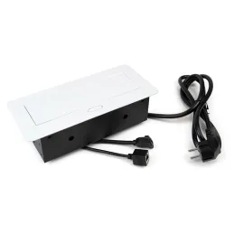 Presa a scomparsa ATOMIA 2x230 V + ricarica 2xUSB A/C + HDMI + RJ45 / Bianco