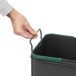 Cestino estraibile LIMITE 35L / Antracite
