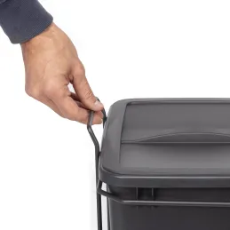 Cestino estraibile LIMITE 70L / Antracite