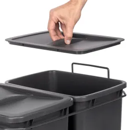 Cestino estraibile LIMITE 70L / Antracite