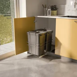 Cestino estraibile LIMITE 70L / Antracite