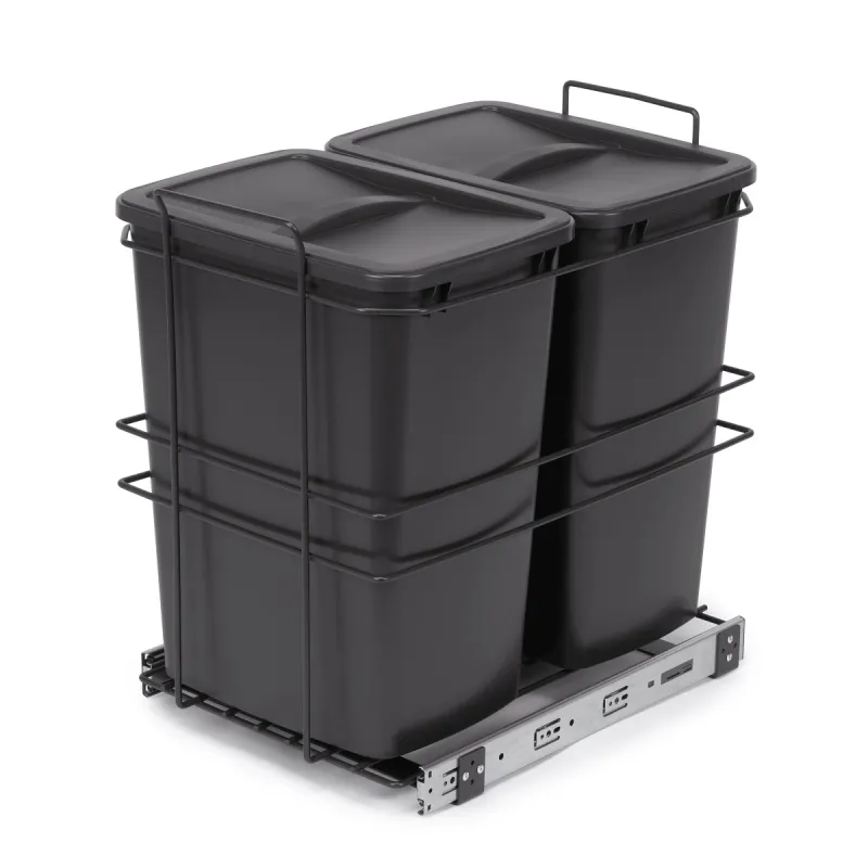 Cestino estraibile LIMITE 70L / Antracite