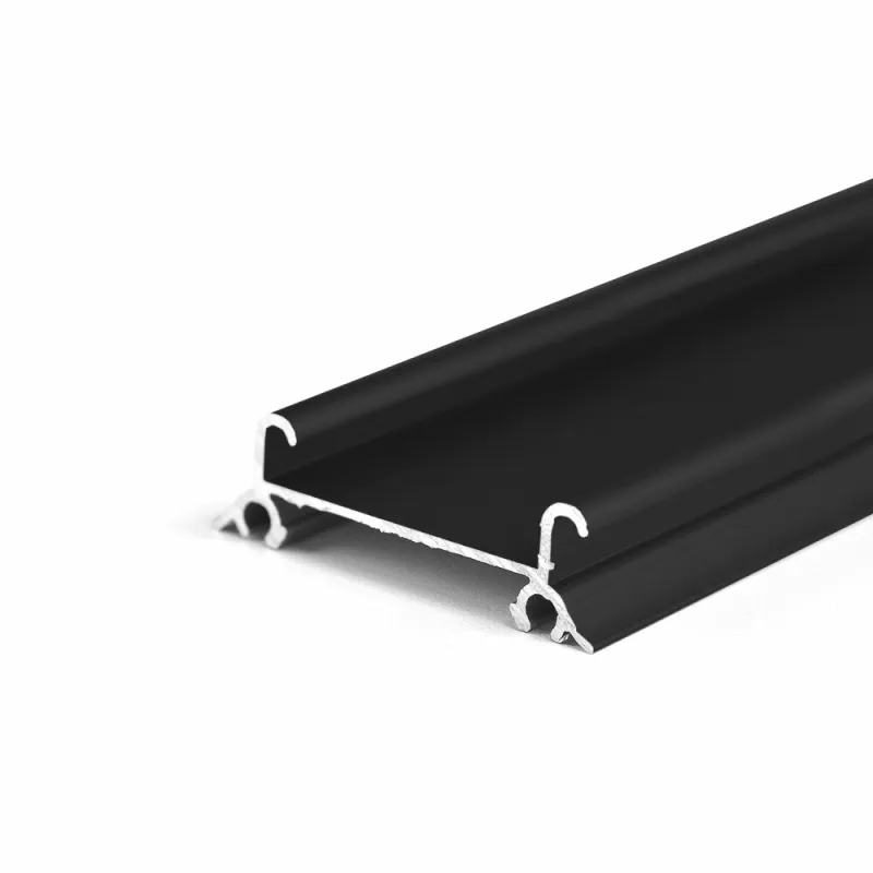 Binario inferiore GAMA 82093 / Nero opaco