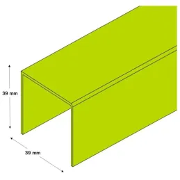 Binario superiore singolo 8740 / Alluminio
