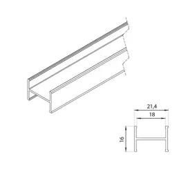 Profilo di raccordo DOMUS / Oro
