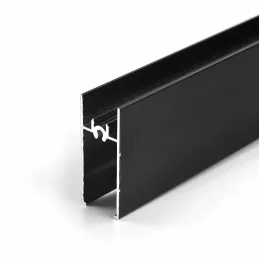 Profilo orizzontale superiore/inferiore RAMA - Nero opaco