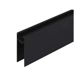 Profilo orizzontale inferiore TWIN / Nero opaco