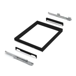 Portascarpe estraibile con chiusura ammortizzata NEXUS 560 - 594 mm / Nero opaco