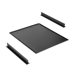 Ripiano estraibile con chiusura ammortizzata NEXUS 760–794 mm / Nero opaco
