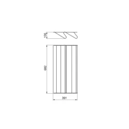 Portascarpe estraibile con chiusura ammortizzata NEXUS 760–794 mm / Beige