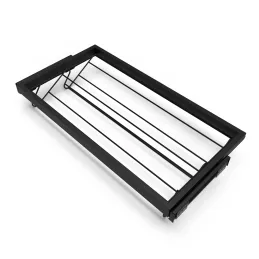 Portascarpe estraibile con ammortizzazione NEXUS 860–894 mm / Nero opaco