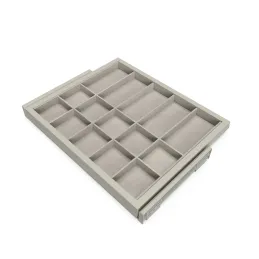 Organizzatore estraibile per accessori con chiusura ammortizzata NEXUS 560 - 594 mm / Beige