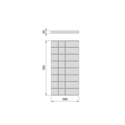 Organizzatore estraibile per accessori con chiusura ammortizzata NEXUS 860–894 mm / Beige