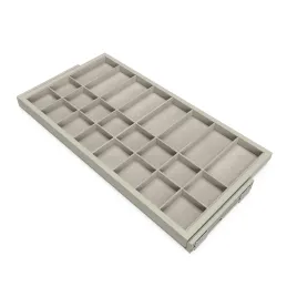 Organizzatore estraibile per accessori con chiusura ammortizzata NEXUS 860–894 mm / Beige