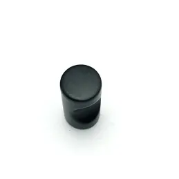 Pomello in legno NATURE Mini / Nero opaco