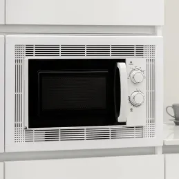 Cornice da incasso per microonde 600 mm / Bianca