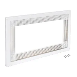 Cornice da incasso per microonde 600 mm / Bianca