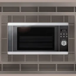 Telaio da incasso per microonde 600 mm / Effetto acciaio inox