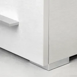 Piedino in plastica ALUMIX / Grigio