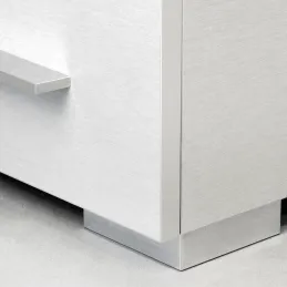 Piedino in plastica ALUMIX Mini 120 / Grigio
