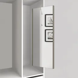 Specchio estraibile e girevole per armadio GENIUS / Beige