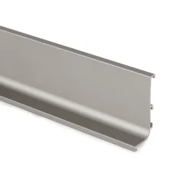 Profilo maniglia per ante GOLA - L / Effetto acciaio inox