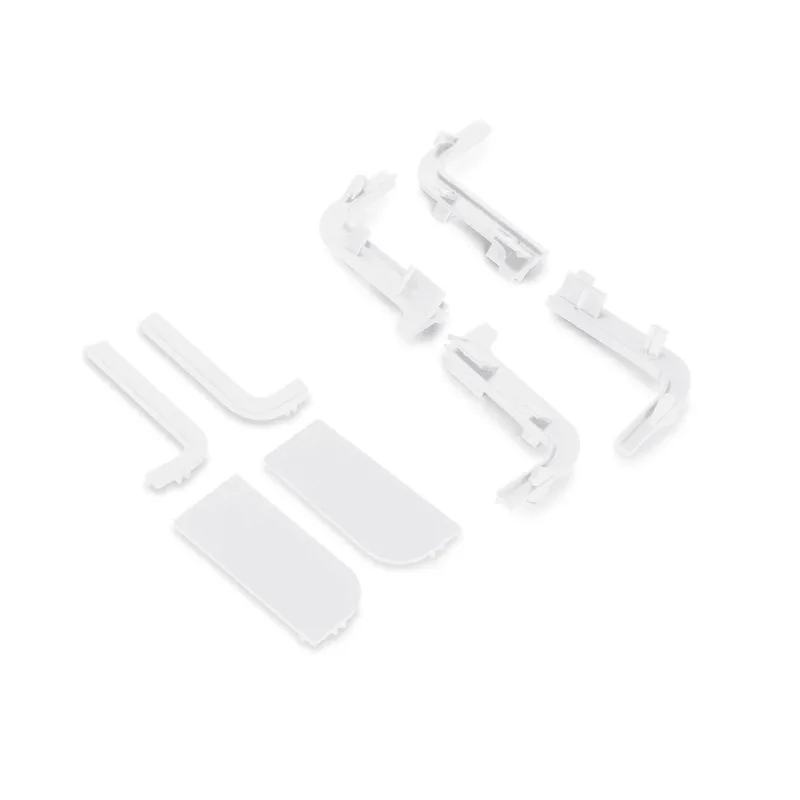 Set di tappi terminali in PVC per profili GOLA - L / Bianco opaco
