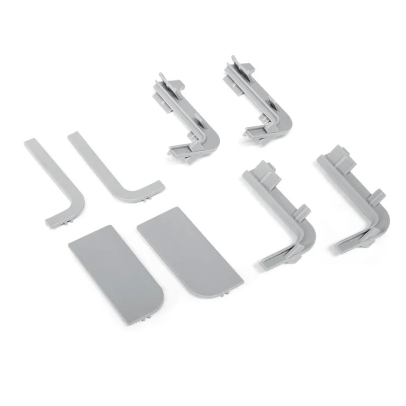 Set di tappi terminali in PVC per profili GOLA - L / Grigio