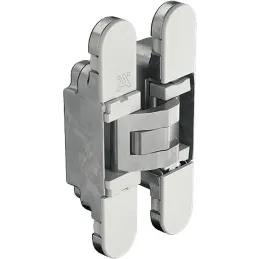 Cerniera 3D da incasso per porte nascoste con spessore a partire da 18 mm / Bianca