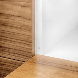 Ammortizzatori da incasso per ante – 50 pz / Grigio