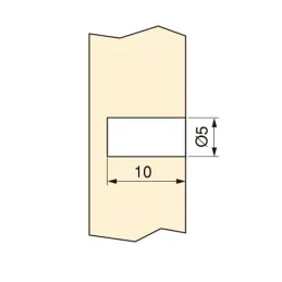 Ammortizzatore da incasso per ante – 50 pz / Antracite