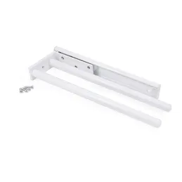 Portasciugamani estraibile a 2 bracci ARNOLD 310 mm / Bianco opaco